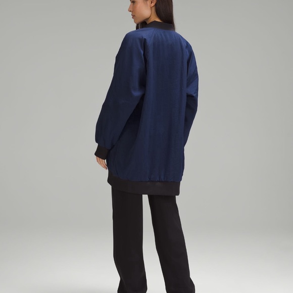 Oversized-Fit Non-Stop Bomber reverse able size 6 nise/blk - Picture 2 of 7